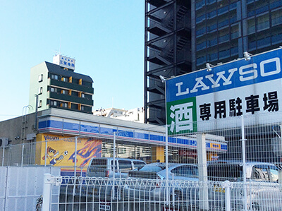 地下鉄泉中央駅からの道順5 コンビニ ローソン