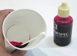 磨き残しを調べる液体