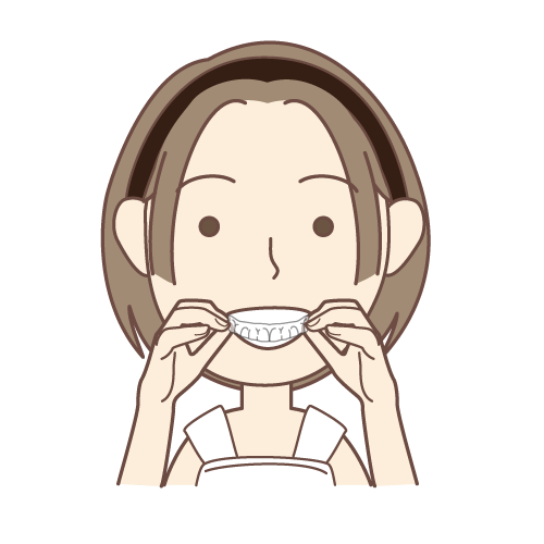 マウスピース装着