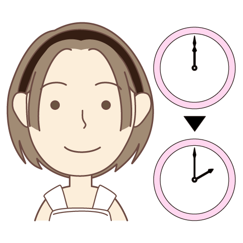 2・3回繰り返し白い歯へ