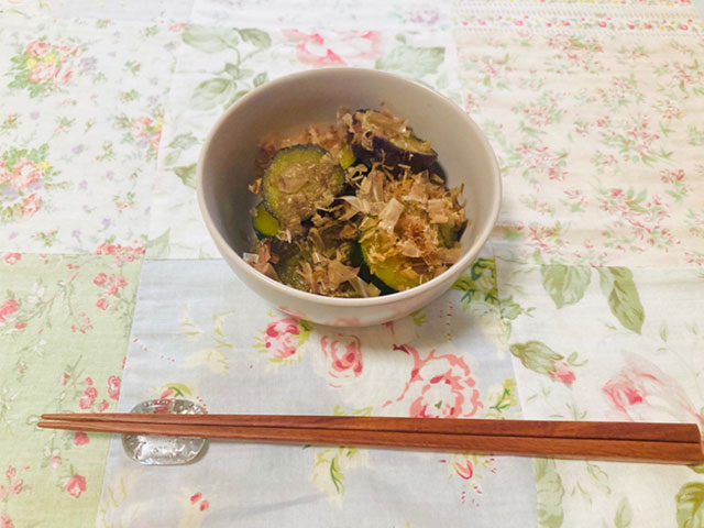 なすとズッキーニの煮浸し_01