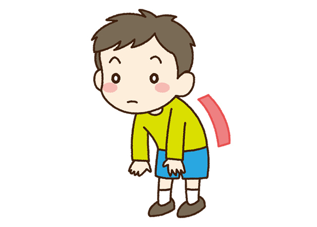 姿勢が悪いと言われたことがある
