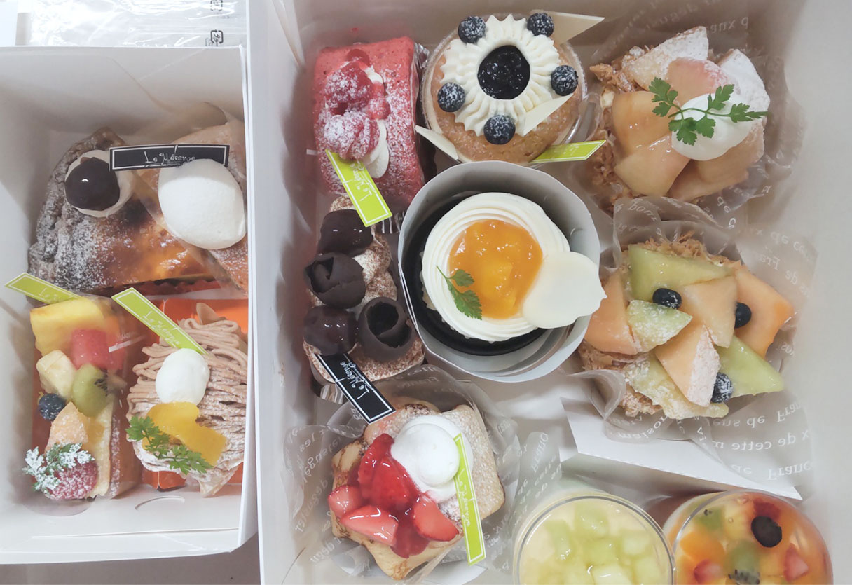 8月分のお誕生日ケーキ