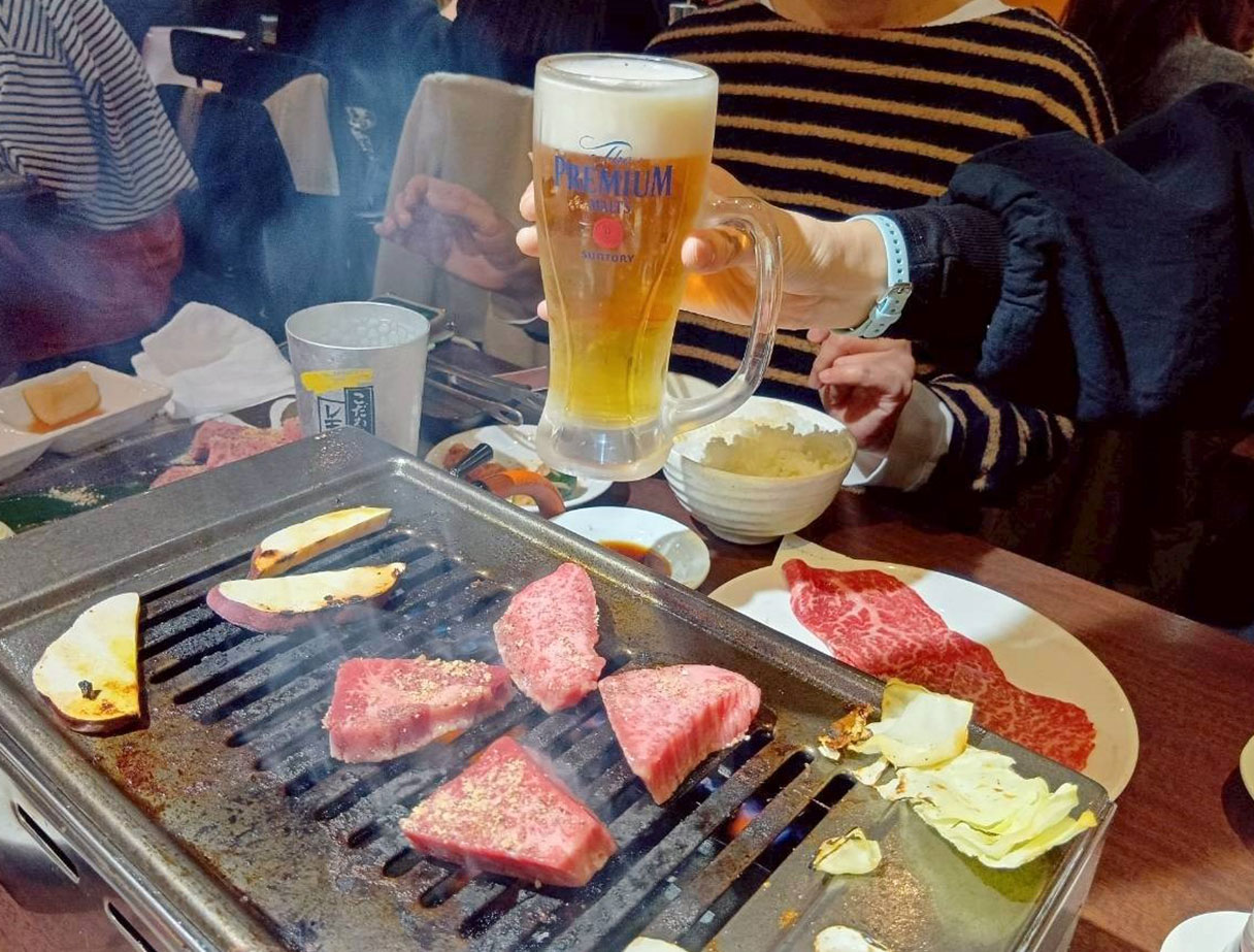 みんなで焼肉に行きました！！②