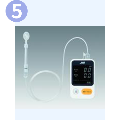 ５．「舌圧計」を用いて低舌圧の評価