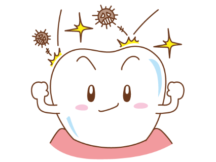 フッ素を塗布して、むし歯に強い歯をつくりましょう!